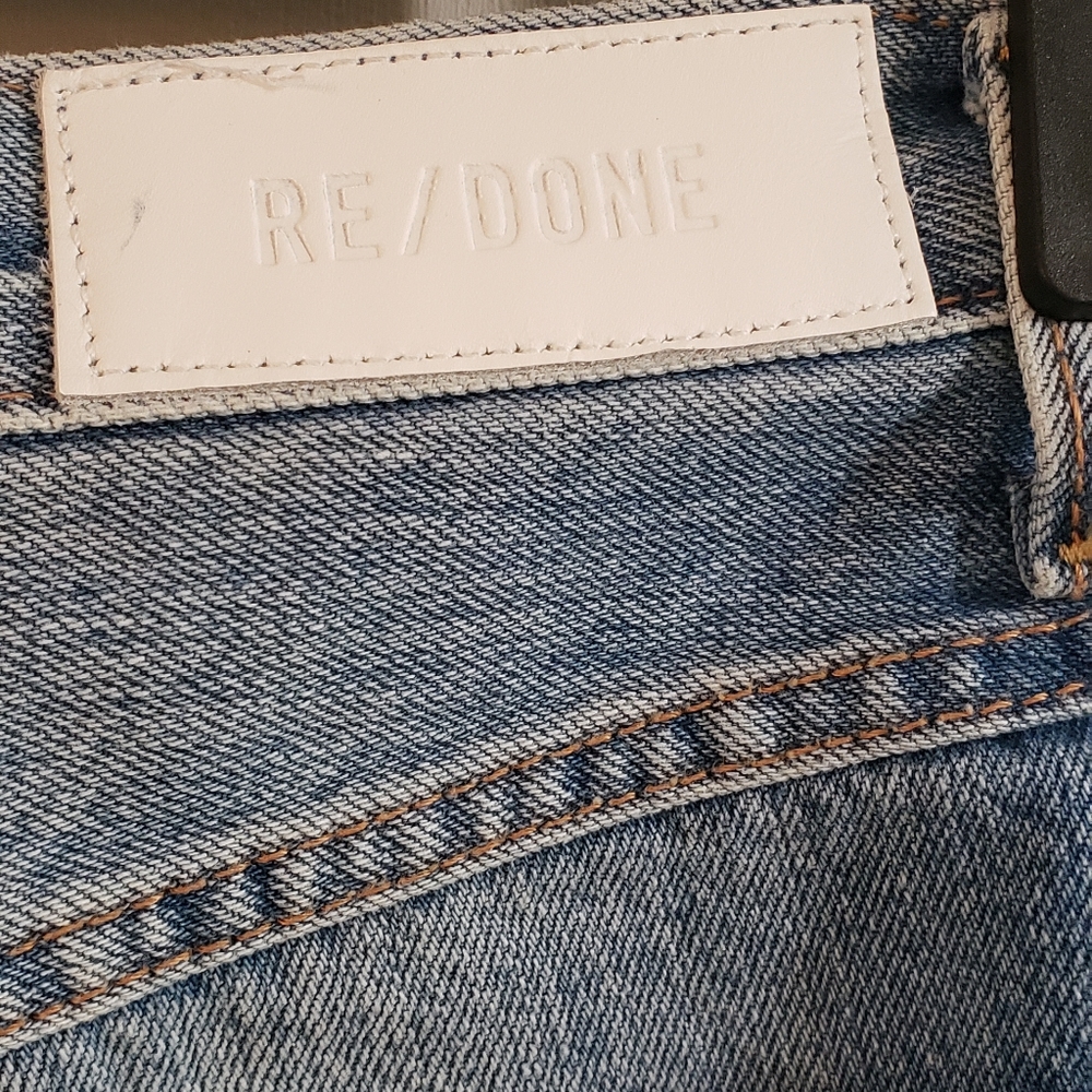 Re/Done Blue Flare & Wide Leg Jeans